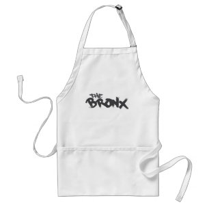 Tablier Le Bronx peint