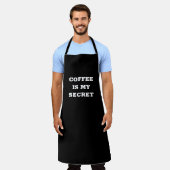 Tablier Le café est mon secret (Porté)