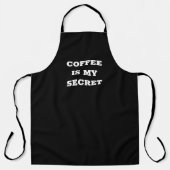 Tablier Le café est mon secret (Recto)