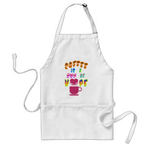 Tablier Le Café Est Une Coupe D'Espoir