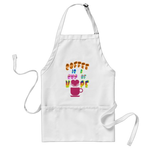 Tablier Le Café Est Une Coupe D'Espoir (Devant)