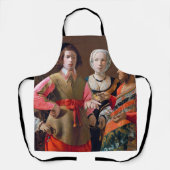 Tablier Le caissier Fortune, La Tour (Recto)