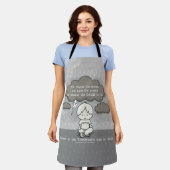 Tablier Le calme dans la tempête (Porté)