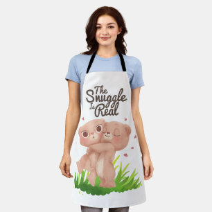 Tablier Le casse-croûte est de vrais mignons câlins d'ours