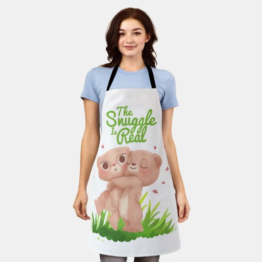 Tablier Le casse-croûte est de vrais mignons câlins d'ours (Porté)