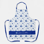 Tablier Le charme traditionnel des yeux nazis bleus (Recto)