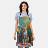 Tablier Le Chat Artistique (Porté)