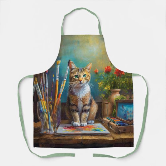 Tablier Le Chat Artistique (Recto)