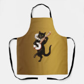 Tablier Le Chat Musical, (Recto)