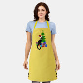 Tablier Le Chat Noir Santa Hat Christmas (Porté)