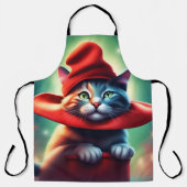 Tablier le chat sorcier (Recto)
