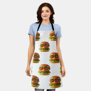 Tablier Le cheeseburger appétissant de SlipperyJoe au baco