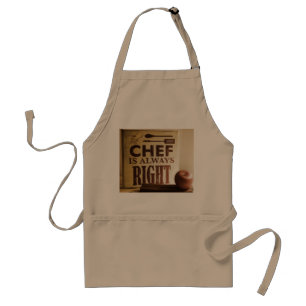 Tablier Le chef a raison avec de la cannelle et Apple
