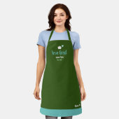 Tablier le chef de la gastronomie green-apron (Porté)