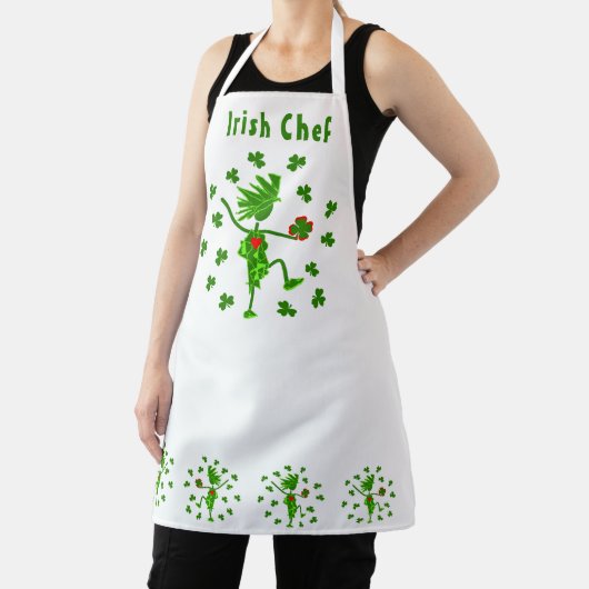Tablier Le Chef Irlandais Apron Personnalise Les Mots (Insitu)