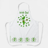 Tablier Le Chef Irlandais Apron Personnalise Les Mots (Recto)