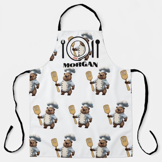 Tablier Le chef ours (Recto)