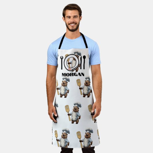 Tablier Le chef ours (Porté)