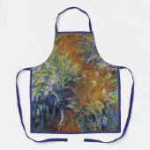 Tablier Le Chemin à travers les iris par Claude Monet (Recto)