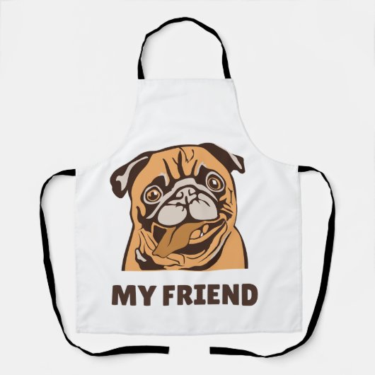 Tablier Le chien est mon ami (Recto)