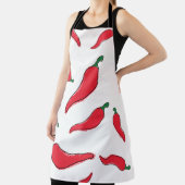 Tablier Le chili rouge, le poivre de caye. Piments d'Espag (Insitu)