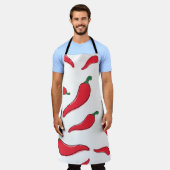 Tablier Le chili rouge, le poivre de caye. Piments d'Espag (Porté)
