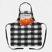 Tablier Le Citrouille de Thanksgiving Buffalo a planté un (Recto)