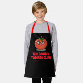 Tablier Le Club de la Tomate Intelligente Drôle (Porté)