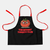 Tablier Le Club de la Tomate Intelligente Drôle (Recto)