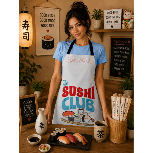 Tablier le club de sushi, sushi