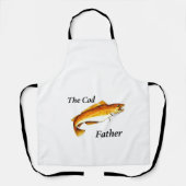 Tablier Le Cod Père idéal de pêche présent. (Recto)