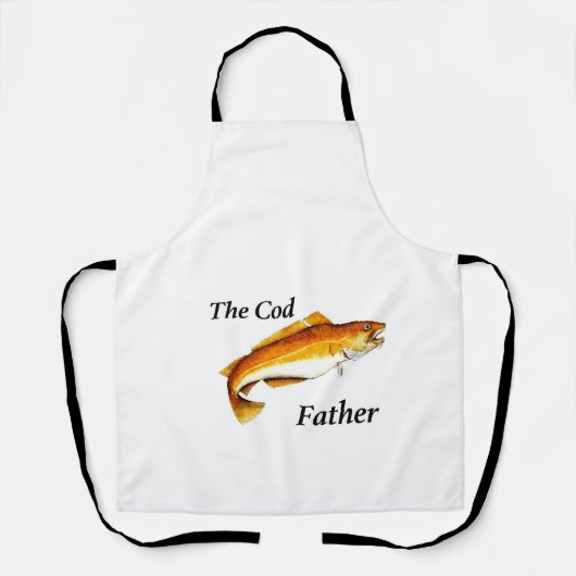 Tablier Le Cod Père idéal de pêche présent. (Recto)