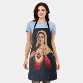 Tablier Le Coeur Immaculé de Marie (Porté)