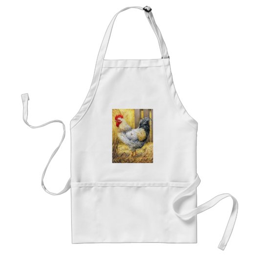 Tablier Le coq de la grange (Devant)