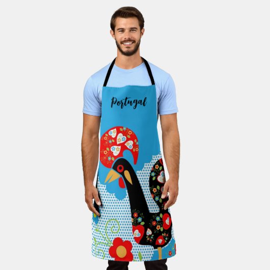 Tablier Le coq portugais de Barcelos (Porté)