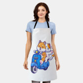 Tablier Le Couple de Shiba Mignon (Porté)