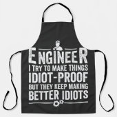 Tablier Le Crétin d'Engineer I (Recto)
