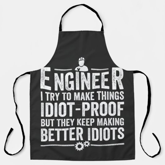 Tablier Le Crétin d'Engineer I (Recto)