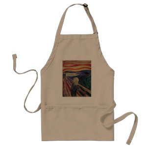 Tablier Le cri d'Edvard Munch, l'expressionnisme Vintage