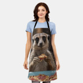 Tablier Le Déjeuner De Meerkat Sneaky, (Porté)