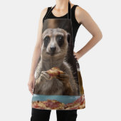 Tablier Le Déjeuner De Meerkat Sneaky, (Insitu)