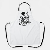 Tablier Le délice du chef : Collection de joies culinaires (Recto)