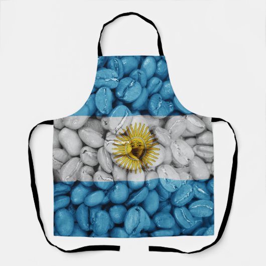 Tablier Le drapeau argentin café (Recto)
