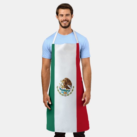 Tablier Le drapeau du Mexique (Porté)