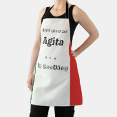 Tablier Le drapeau italien apéro avec un commentaire (Insitu)