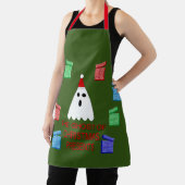 Tablier Le fantôme de Noël présente drôle (Insitu)