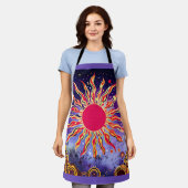 Tablier "Le feu de la danse du Cosmos" Le Soleil (Porté)