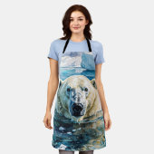 Tablier Le Gardien des glaces attentif (Porté)