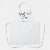 Tablier Le Gay Haut De Gamme - Le Lotus Blanc (Recto)