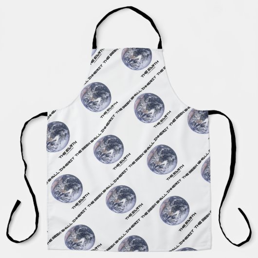 Tablier Le Geek Héritera La Terre (Recto)